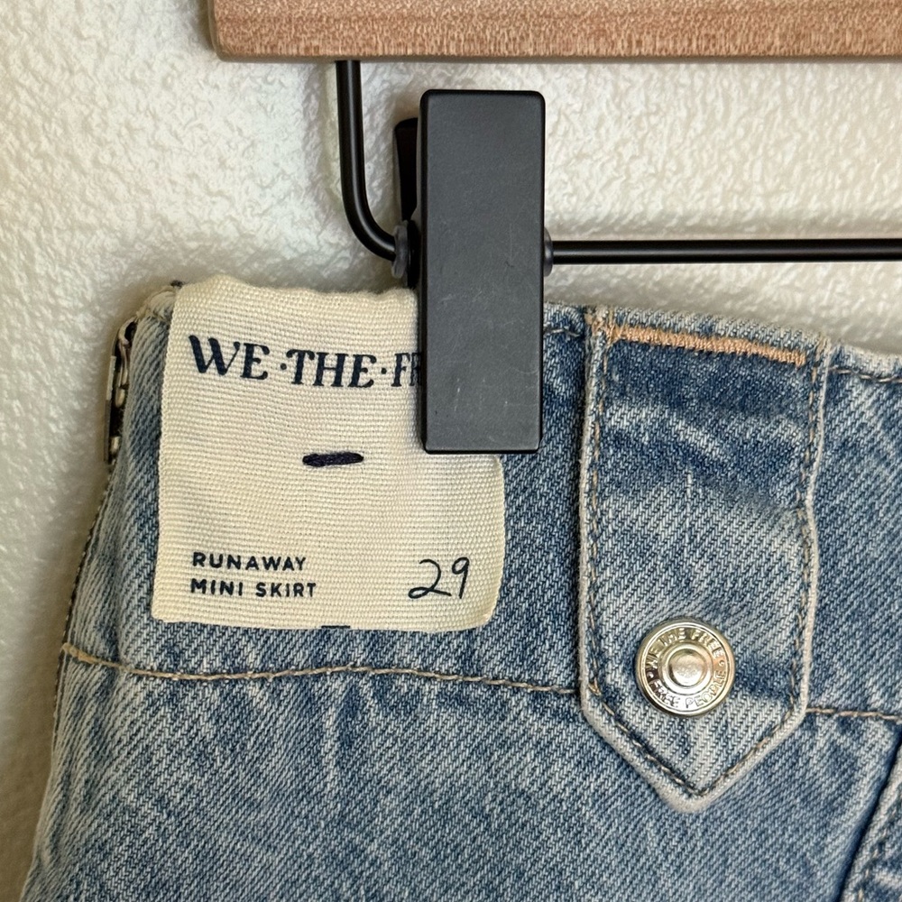FREE PEOPLE We The Free Runaway Denim Skirt - Picture 9 of 11